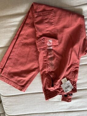 American Eagle Outfitters Straight Leg Pants in Dusty Rose